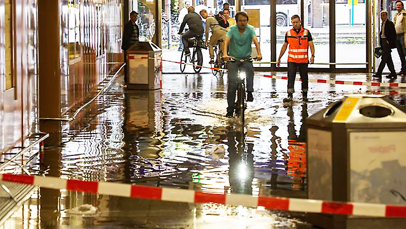Новости: Снова грозы: Гамбург и Рейн-Майн – под водой