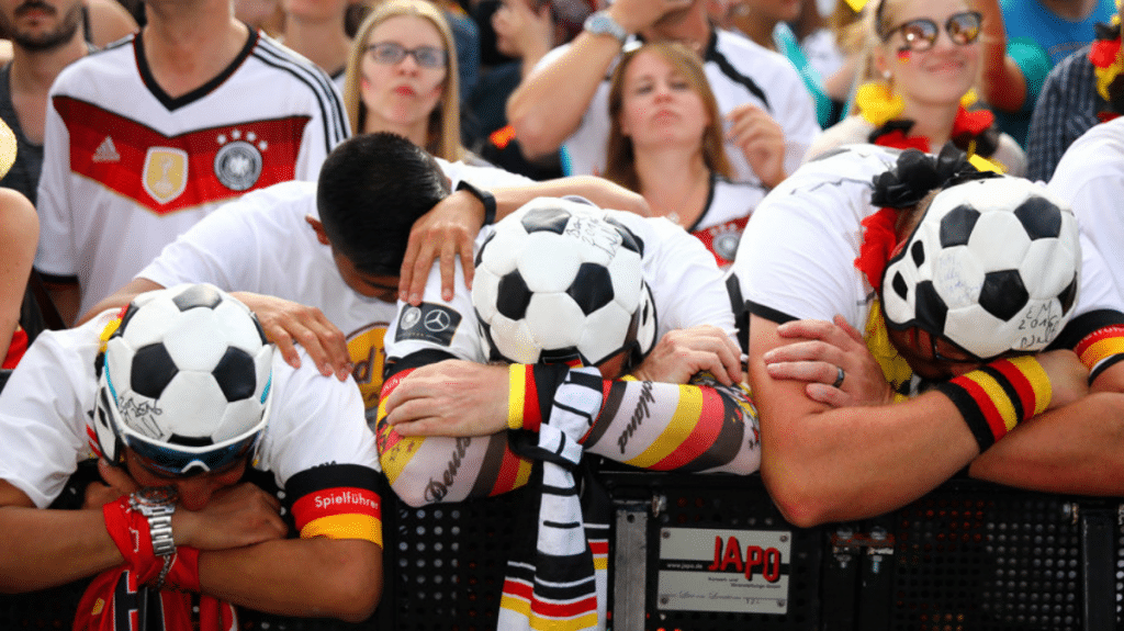 Немецкие игроки футбола